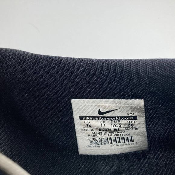 Nike Zoom Hyperquickness 3 White Size 18 Men's Basketball Shoes 812976-101 GREAT - Picture 10 of 10